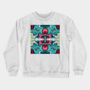 Abstract Waves Crewneck Sweatshirt